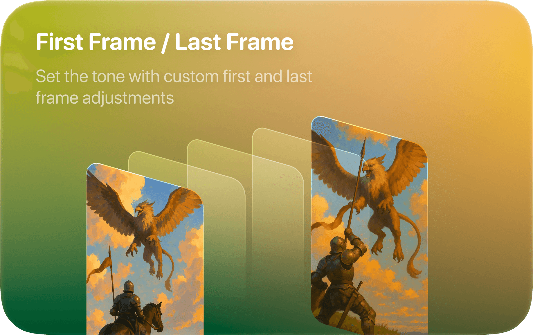 Create AI videos with First Frame/Last Frame - Powered by Pixverse