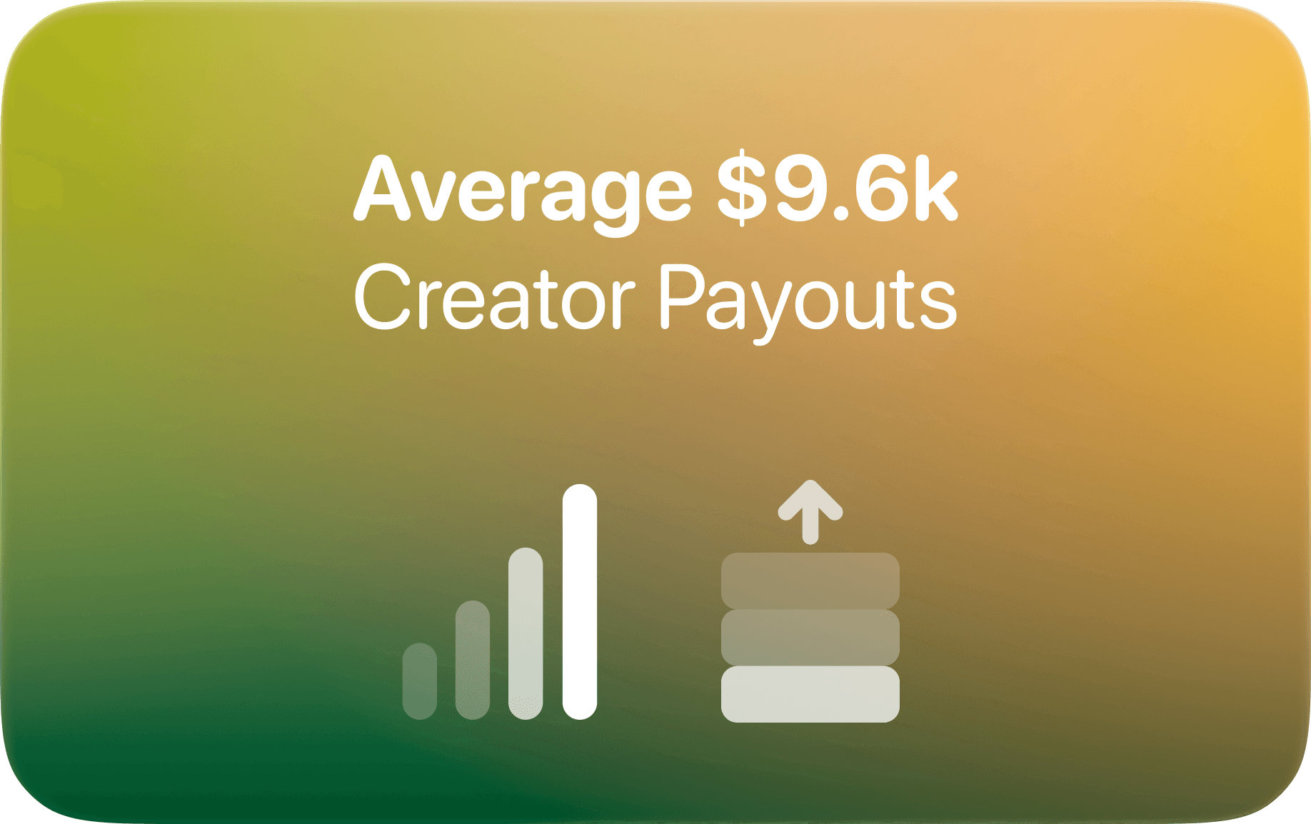 Creator success dashboard showing analytics, views and earnings from AI-generated content
